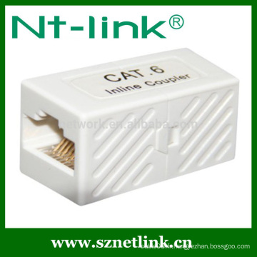 Raccord en ligne bl6 cat6 rj45